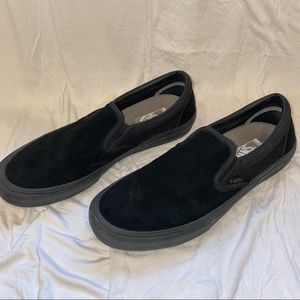 Vans Slip On - Pro Ultra Cush- black suede material - size 12